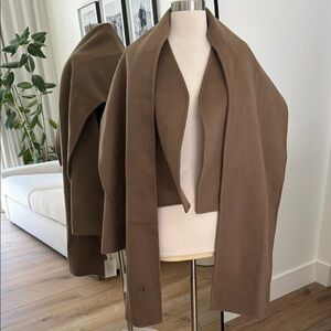 L’academia  Brown wool wrap Women's Coat